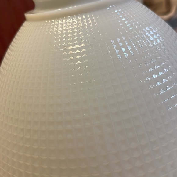 Antique glassware White lamp shade only - Picture 7 of 12